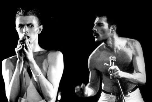 david bowie e freddy mercury