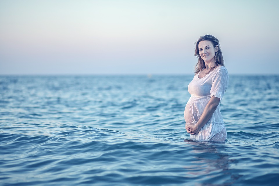 gravidanza, mare, incinta