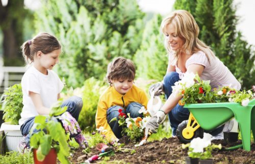 Giardinaggio con i bambini