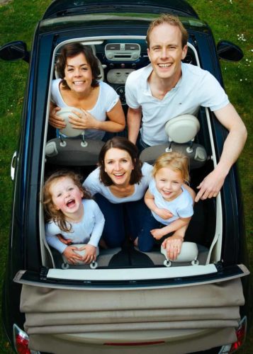 viaggio in macchina in famiglia