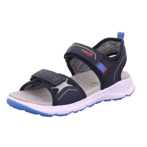 Sandali bimbo blu chiusura in velcro