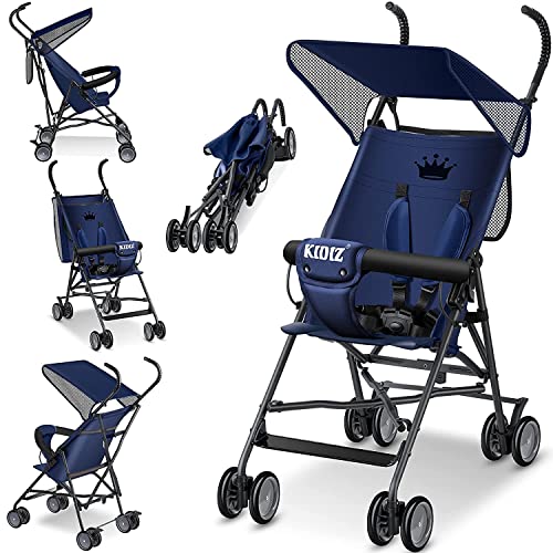 KIDIZ® Passeggino CITY Passeggino Passeggino per bambini pieghevole Passeggino con ruote da 4 pollici incluso Parasole