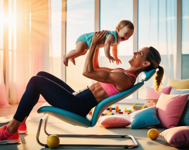Fitness per Mamme: Esercizi da Fare in Casa Mentre i Piccoli Dormono (o Guardano!)