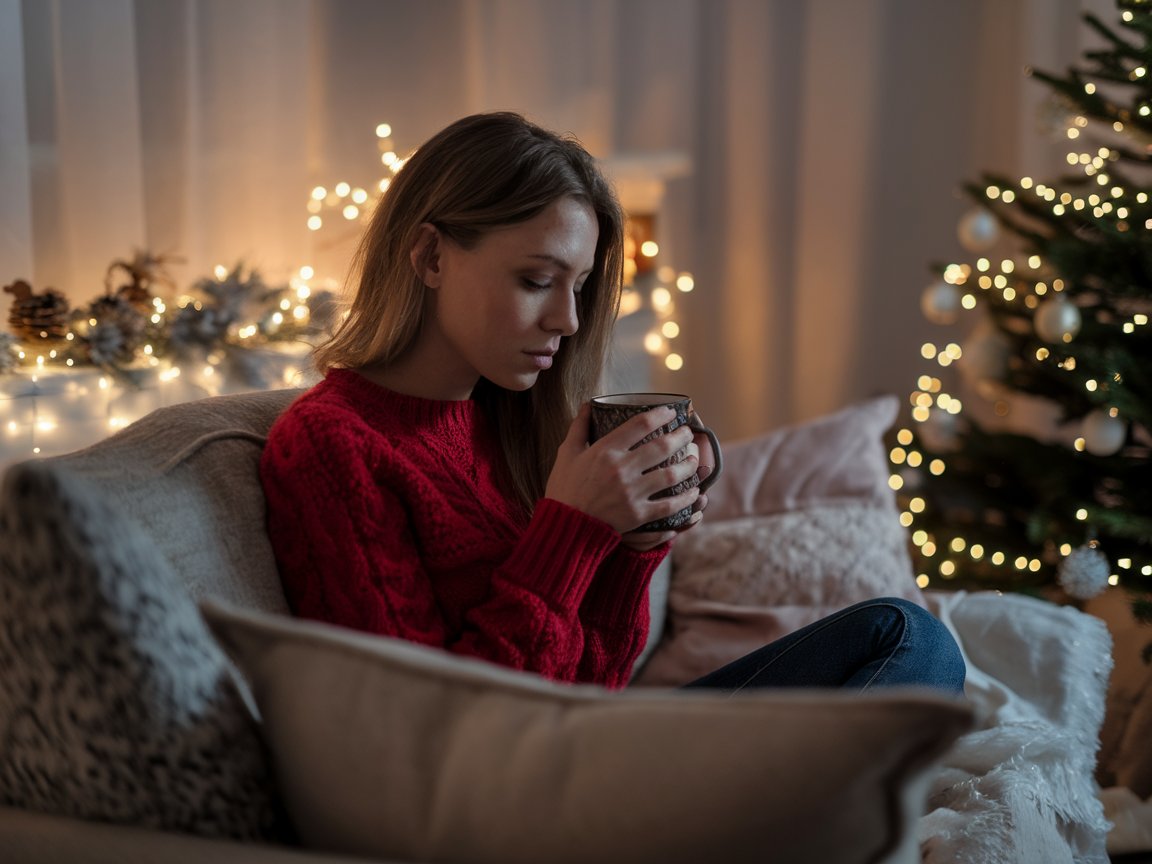 donna malinconica holiday blues