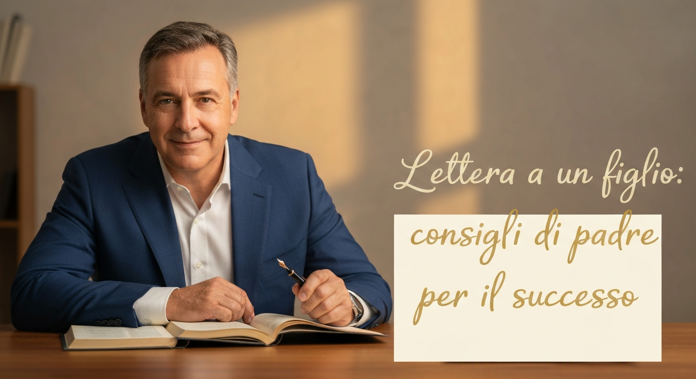 Lettera a un figlio: consigli di un padre per il successo