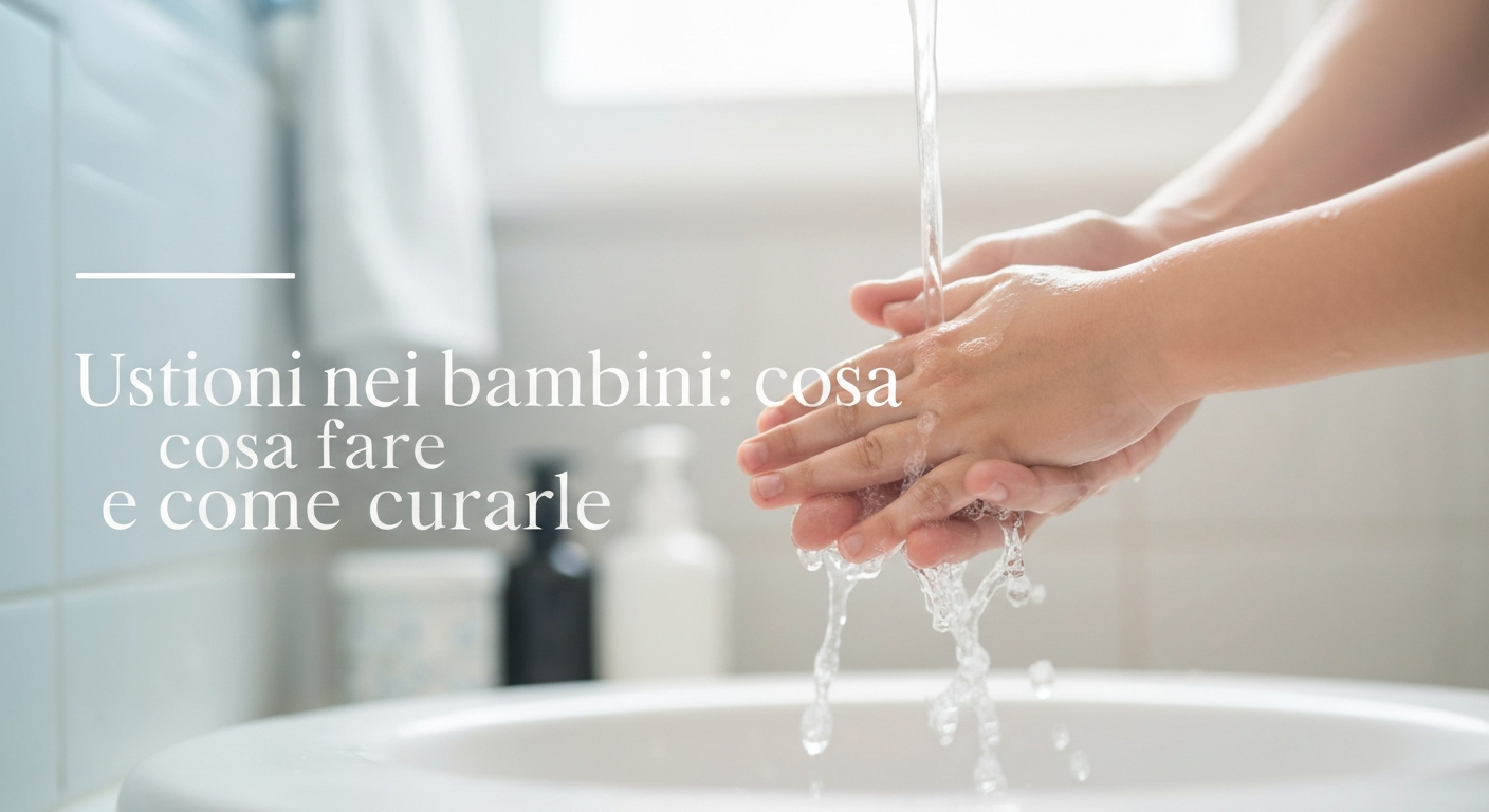 Ustioni nei bambini: cosa fare e come curarle