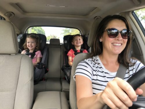 mamma al volante