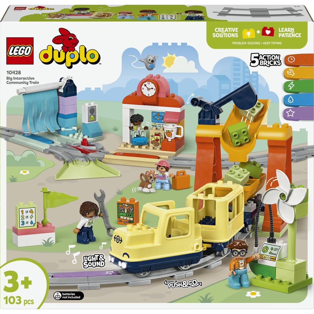 LEGO DUPLO 10428 Grande treno comunitario interattivo