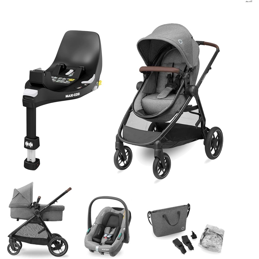Maxi-Cosi Pack Zelia S Trio + base FamilyFix 360